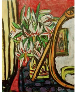 Max Beckmann, Stillleben mit Spiegel und Türkenbund
