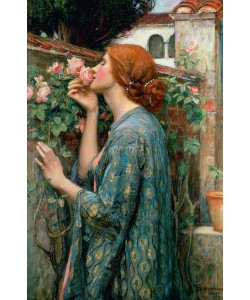 John William Waterhouse, The Soul of the Rose, 1908 (oil on canvas)