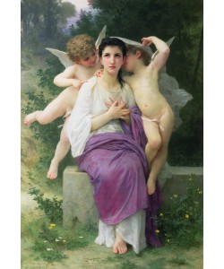 William-Adolphe Bouguereau, The Heart's Awakening, 1892 (oil on canvas)