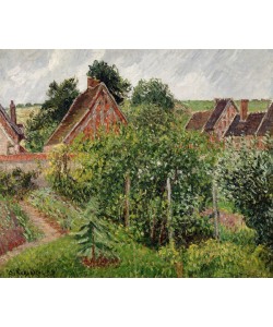 Camille Pissarro, ""Rain, afternoon, Eragny  Temps de Pluie, apres-midi, Eragny, 1899 (oil on canvas)""""