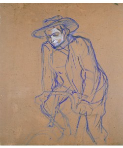 Henri de Toulouse-Lautrec, Aristide Bruant on a Bicycle, 1896