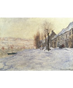 Claude Monet, Lavacourt under Snow, c.1878-81 (oil on canvas)