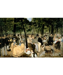 Edouard Manet, Music in the Tuileries Gardens, 1862 (oil on canvas)