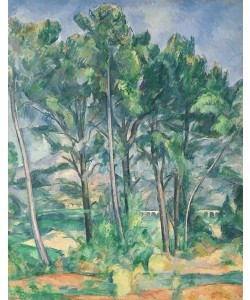 Paul Cézanne, The Aqueduct (Montagne Sainte-Victoire seen through Trees), c.1885-87 (oil on canvas)