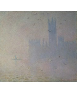 Claude Monet, Seagulls over the Houses of Parliament, 1904
