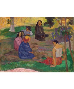 Paul Gauguin, Les Parau Parau (The Gossipers), or Conversation, 1891 (oil on canvas)
