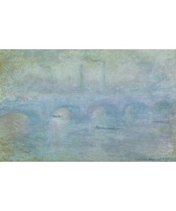 Claude Monet, Waterloo Bridge, Effect of Fog, 1903 (oil on canvas)