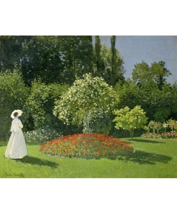 Claude Monet, Jeanne Marie Lecadre in the Garden, 1866 (oil on canvas)