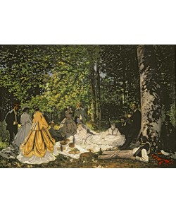 Claude Monet, Luncheon on the Grass, 1865-66 (oil on canvas)