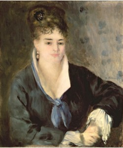Pierre-Auguste Renoir, Lady in Black, c.1876 (oil on canvas)