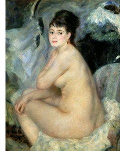 Pierre-Auguste Renoir, Nude, or Nude Seated on a Sofa, 1876