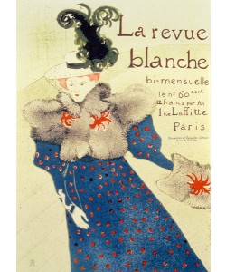 Henri de Toulouse-Lautrec, Cover of La Revue Blanche, 1895 (colour litho)