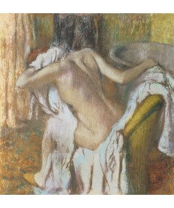 Edgar Degas, Woman drying herself, c.1888-92 (pastel)