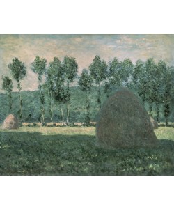 Claude Monet, Haystacks near Giverny, c.1884-89 (oil on canvas)