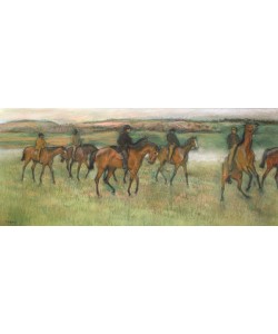 Edgar Degas, Racehorses (pastel)