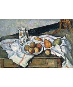 Paul Cézanne, Still Life of Peaches and Pears, 1888-90 (oil on canvas)