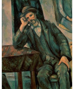 Paul Cézanne, Man Smoking a Pipe, 1890-92 (oil on canvas)