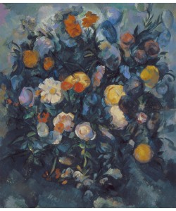 Paul Cézanne, Vase of Flowers, 19th (oil on canvas)