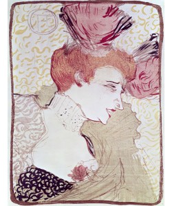 Henri de Toulouse-Lautrec, Portrait of Marcelle Lendor, 1895 (litho)