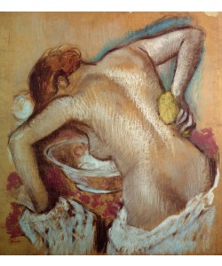 Edgar Degas, Woman at her toilet, c.1894 (pastel)