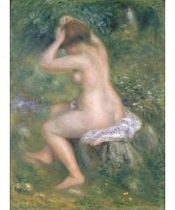 Pierre-Auguste Renoir, A Bather, c.1885-90 (oil on canvas)