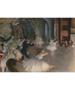 Edgar Degas, The Rehearsal Onstage, c.1874 (pastel on paper)