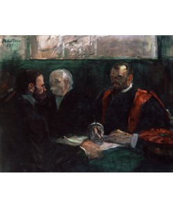 Henri de Toulouse-Lautrec, Examination at the Faculty of Medicine, 1901 (oil on canvas)