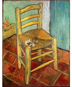 Vincent van Gogh, Vincent's Chair, 1888 (oil on canvas)