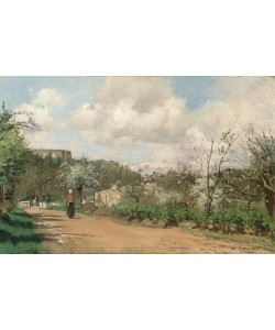 Camille Pissarro, View from Louveciennes, 1869-70 (oil on canvas)