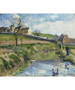 Camille Pissarro, The Farm at Osny, 1883