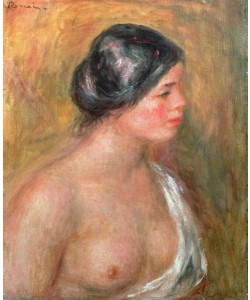 Pierre-Auguste Renoir, Portrait of Madeleine Bruno, 1913 (oil on canvaS)