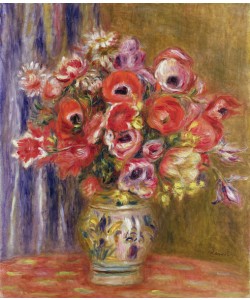 Pierre-Auguste Renoir, Vase of Tulips and Anemones, c.1895