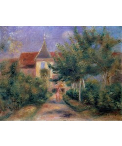 Pierre-Auguste Renoir, Renoir's house at Essoyes, 1906 (oil on canvas),