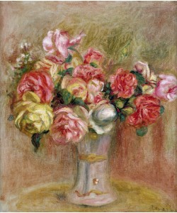 Pierre-Auguste Renoir, Roses in a Sevres vase