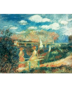 Pierre-Auguste Renoir, The banks of the Seine at Argenteuil, 1880