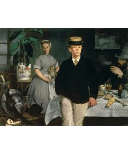 Edouard Manet, Luncheon in the Studio, 1868 (oil on canvas)