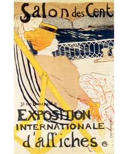 Henri de Toulouse-Lautrec, Poster advertising the 'Exposition Internationale d'Affiches', Paris, c.1896 (colour litho)
