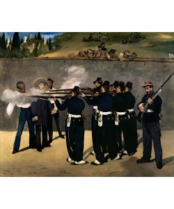 Edouard Manet, The Execution of the Emperor Maximilian, 1867-8 (oil on canvas)