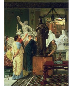 Lawrence Alma-Tadema, Dealer in Statues (oil on canvas)