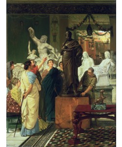 Lawrence Alma-Tadema, Dealer in Statues (oil on canvas)