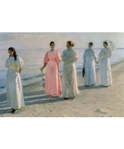 Michael Peter Ancher, Promenade on the Beach