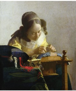 Jan Vermeer, The Lacemaker, 1669-70 (oil on canvas)