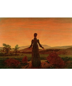 Caspar David Friedrich, Woman Before the Rising Sun, 1818-20