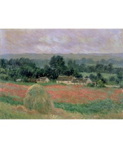 Claude Monet, Haystack at Giverny, 1886 (oil on canvas)