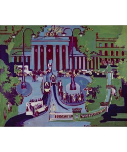 Ernst Ludwig Kirchner, The Brandenburg Gate, Berlin, 1929 (oil on canvas)