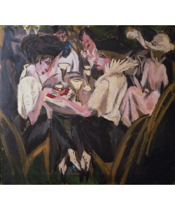 Ernst Ludwig Kirchner, The Garden Cafe