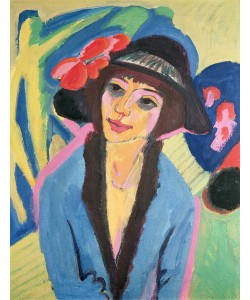 Ernst Ludwig Kirchner, Portrait of Gerda