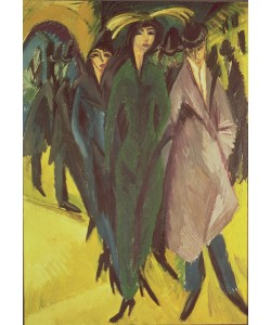 Ernst Ludwig Kirchner, Women on the Street, 1915 (oil on canvas)