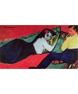 Ernst Ludwig Kirchner, Recumbent Woman