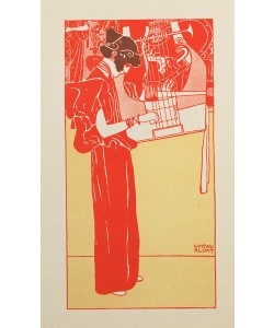 Gustav Klimt, Musik (lithograph)